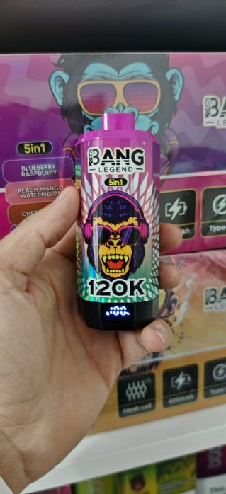 Vape 120.000 Puffs 5 Arome Reincarcabil Display Display