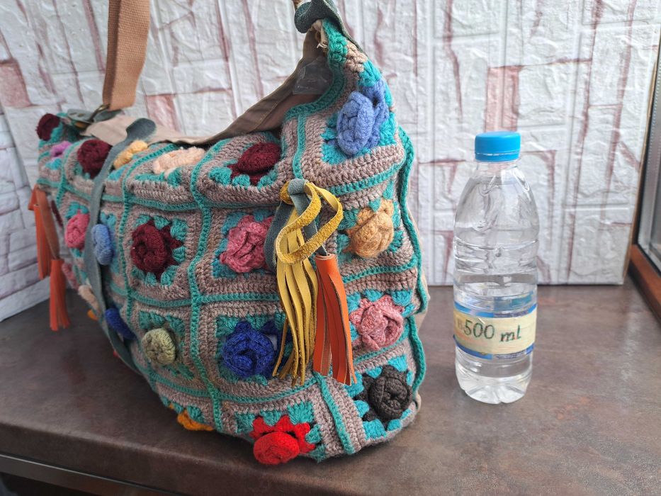 дамска чанта ,плетена торба