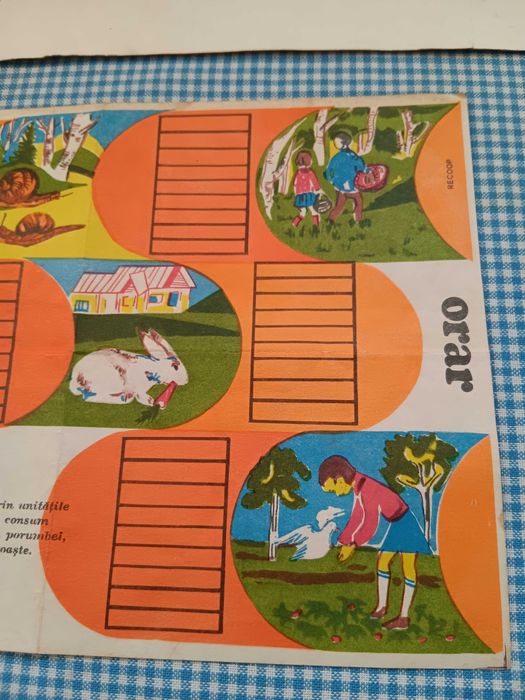 Orar scolar de pionier, vechi de colectie ,Perioada comunista RSR