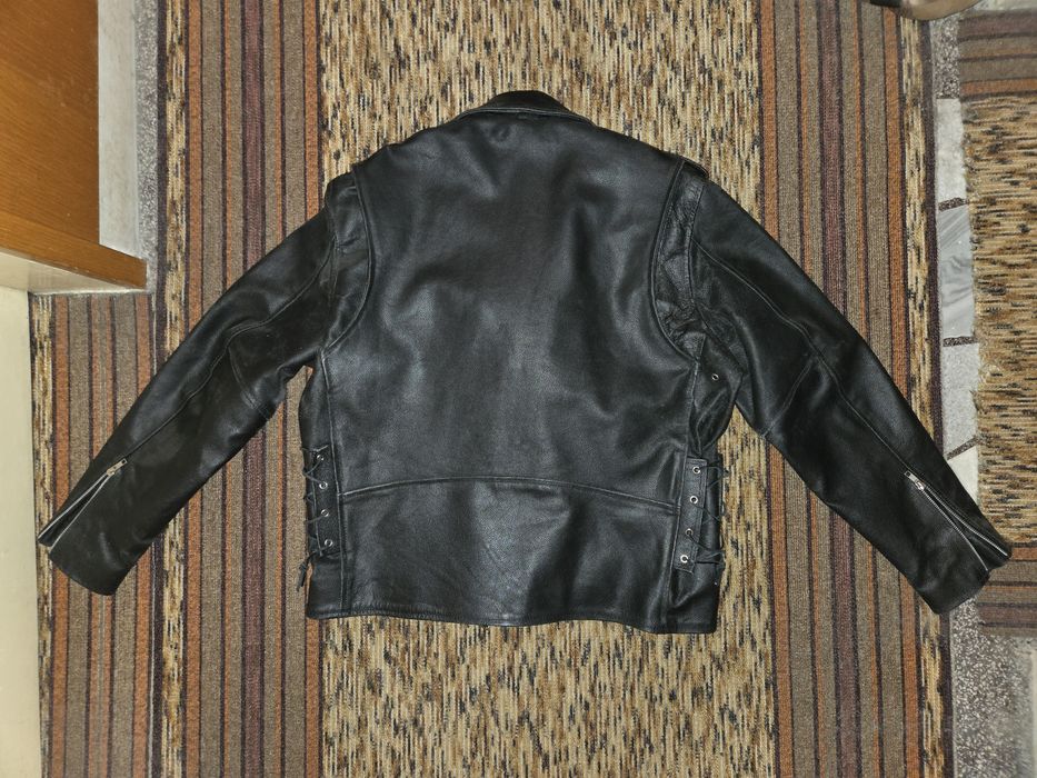 Кожено яке тип рокерско (рокерия) от естествена кожа