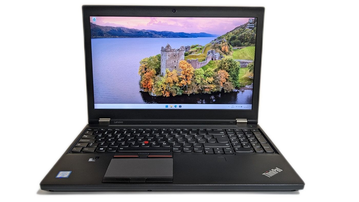 Lenovo ThinkPad P50 15.6" 3840x2160 i7-6820HQ 16GB 512GB SSD M2000M