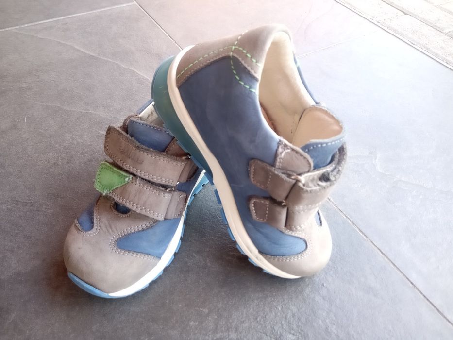 Adidasi băieți piele naturala 27 Szamos pantofi supinat