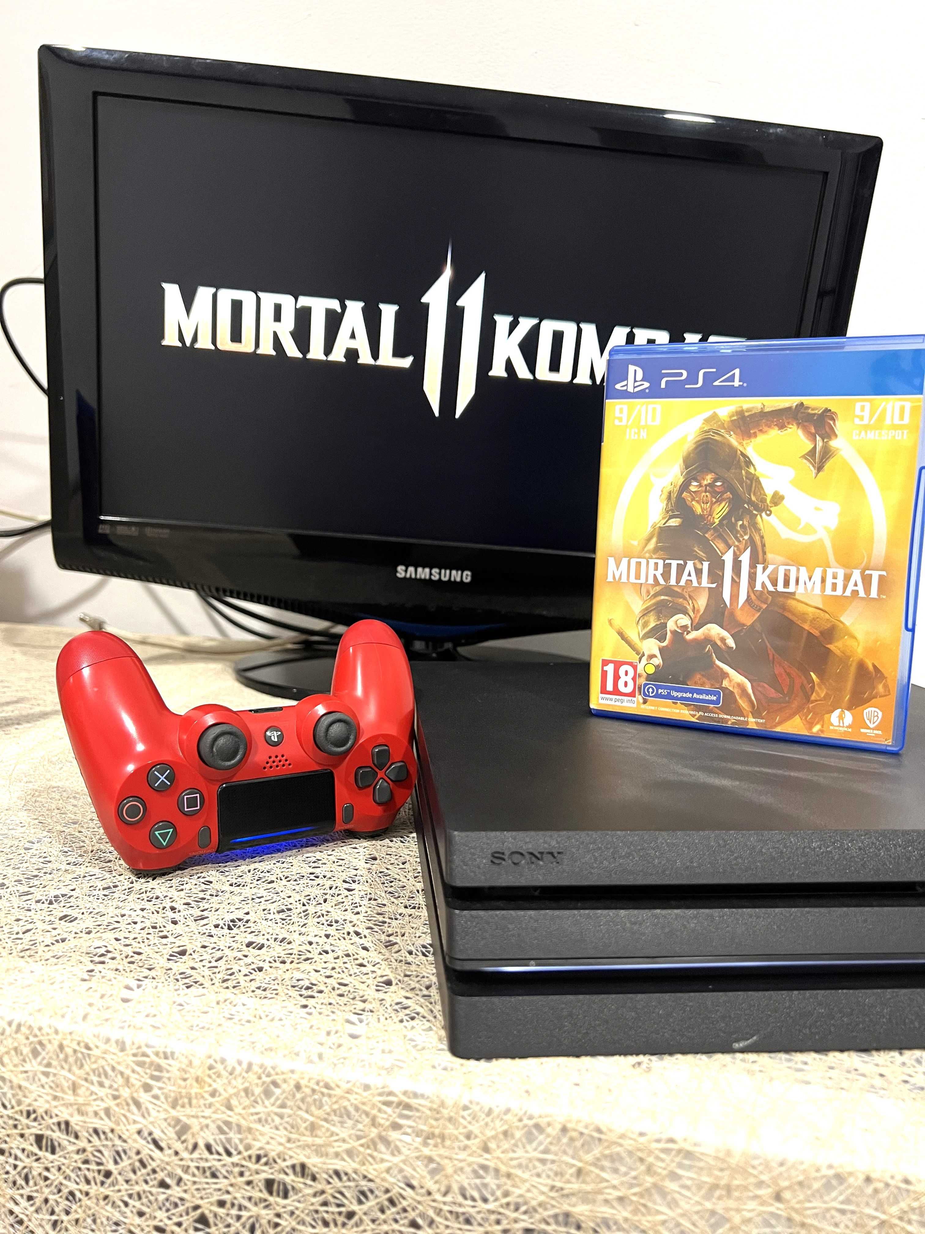 Consolă PlayStation Sony PS4 Pro, 1TB cu 4 jocuri!