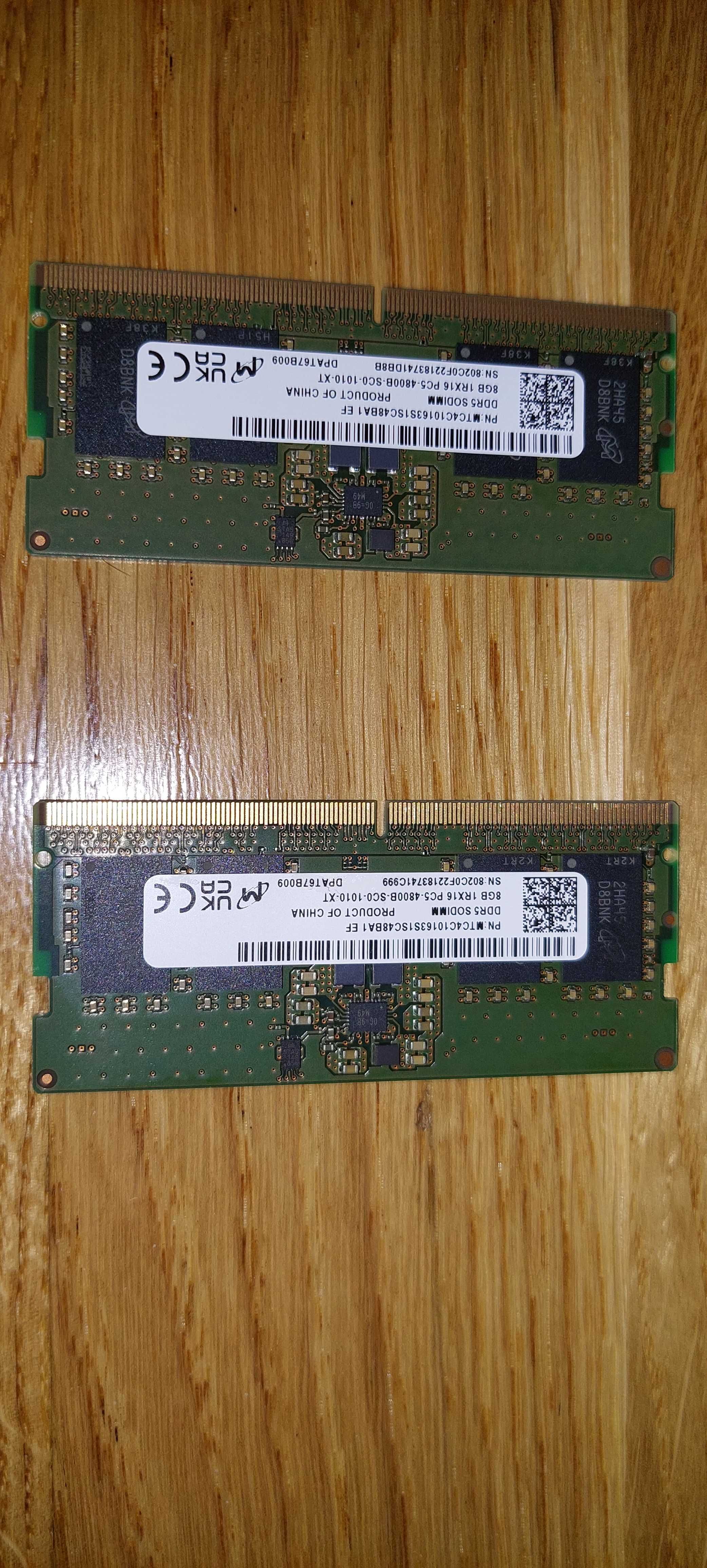 RAM Laptop. DDR5, 2x8Gb 4800 mHz