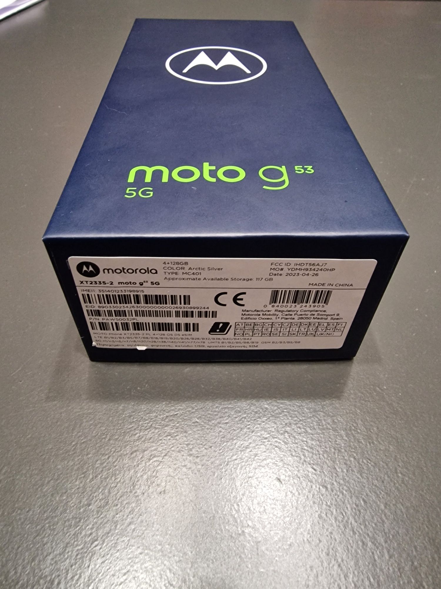 Motorola g 53  (чисто нов ,  2г гараранция  )
