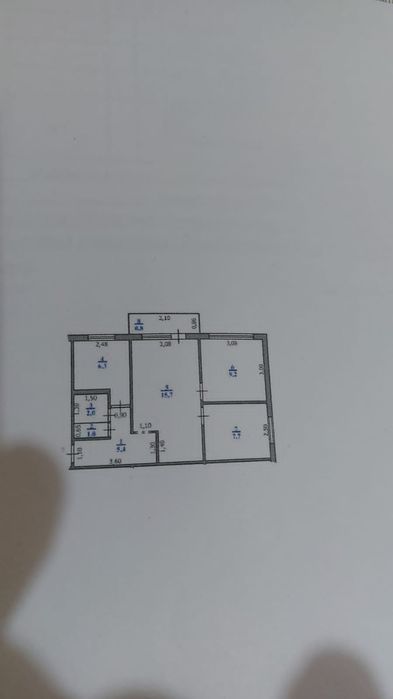 Продаётся 3 комная квартира город Уральск