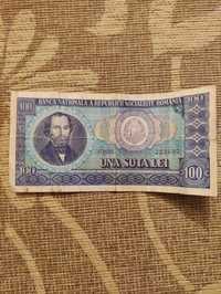 Bancnota 100 lei din anul 1966