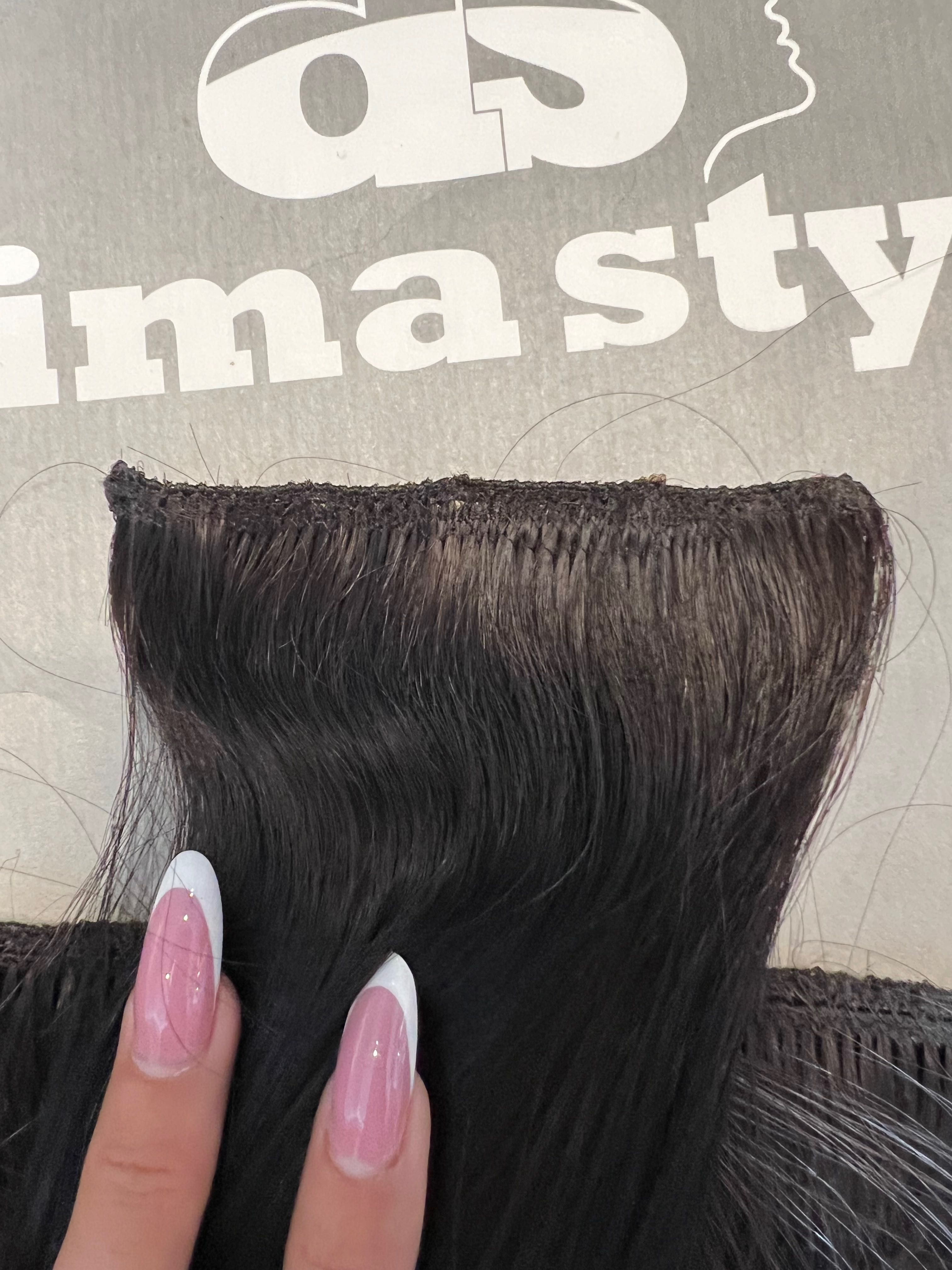 Естествена човешка коса за удължаване Дима стил 190 грама екстеншъни