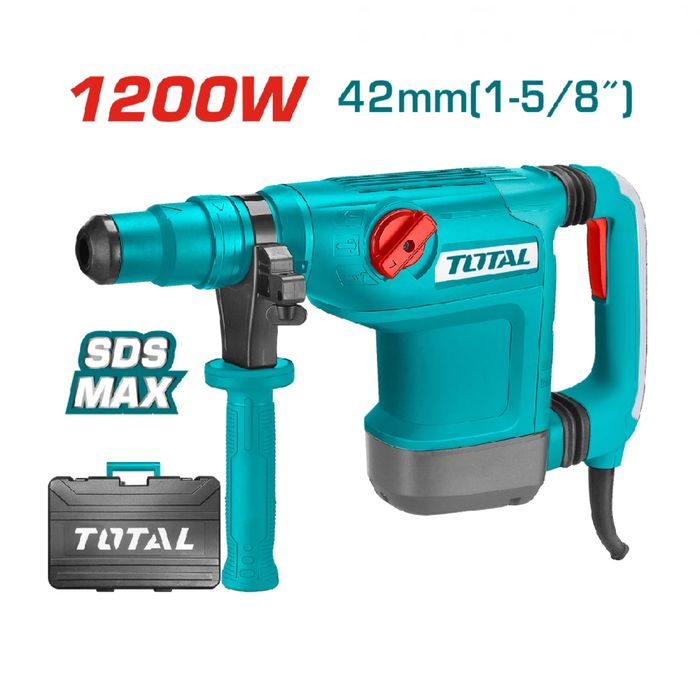 ЕЛЕКТРИЧЕСКИ Перфоратор Total SDS max, 1200 W,