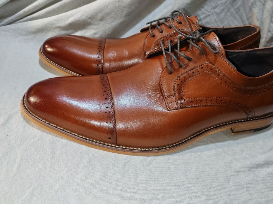 Мъжки официални обувки от естествена кожа Stacy Adams №48