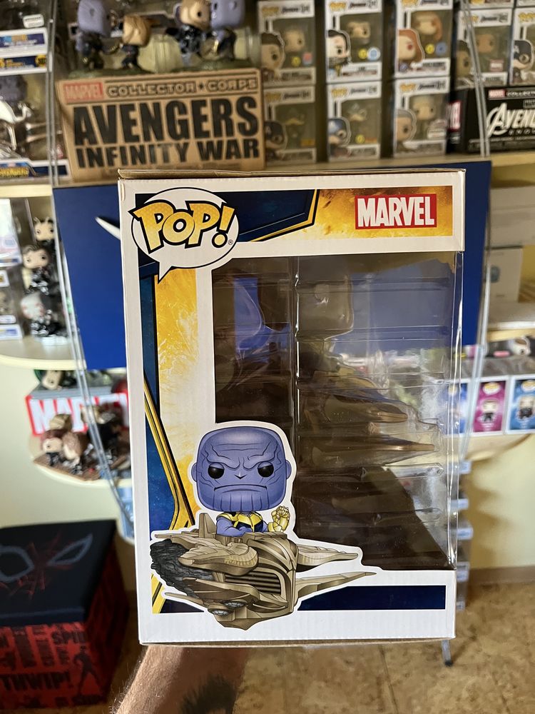 Marvel Collector Corps Funko Pop Thanos with Sanctuary