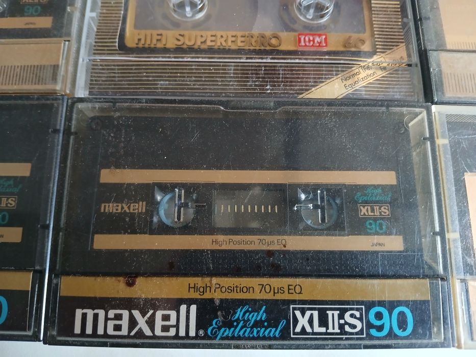 Maxell XLII-S High Epitaxial 90min, Sony UX 90min, ICM Professional 60