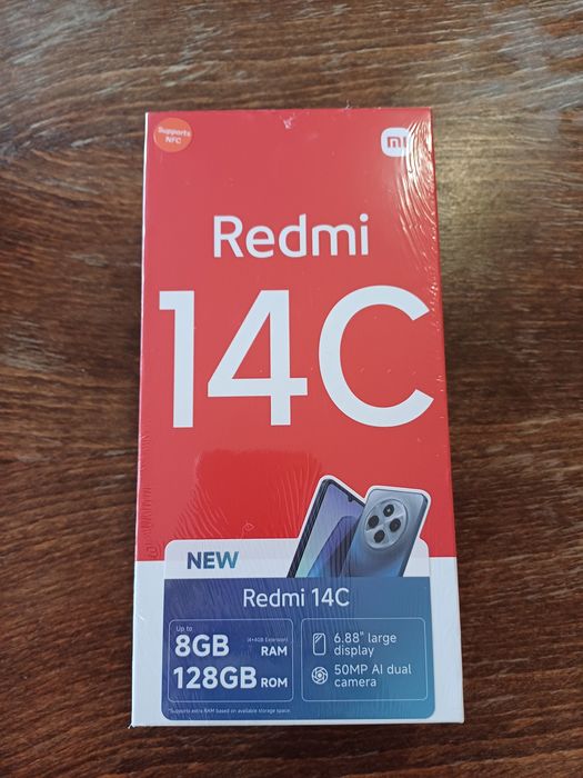 Телефон Redmi 14C - нов с 2 години гаранция