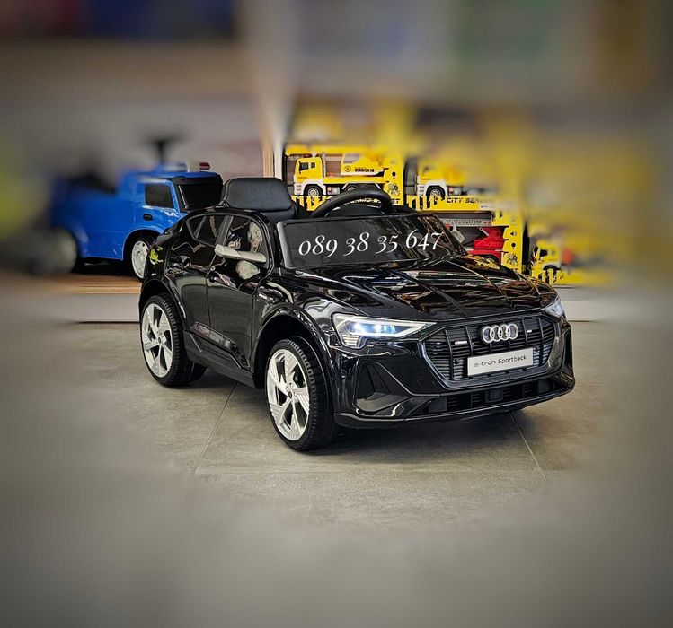 ТОП ЦЕНА!НОВО!Акумулаторен джип Audi Sportback с 12V,EVA гуми,МЕТАЛИК