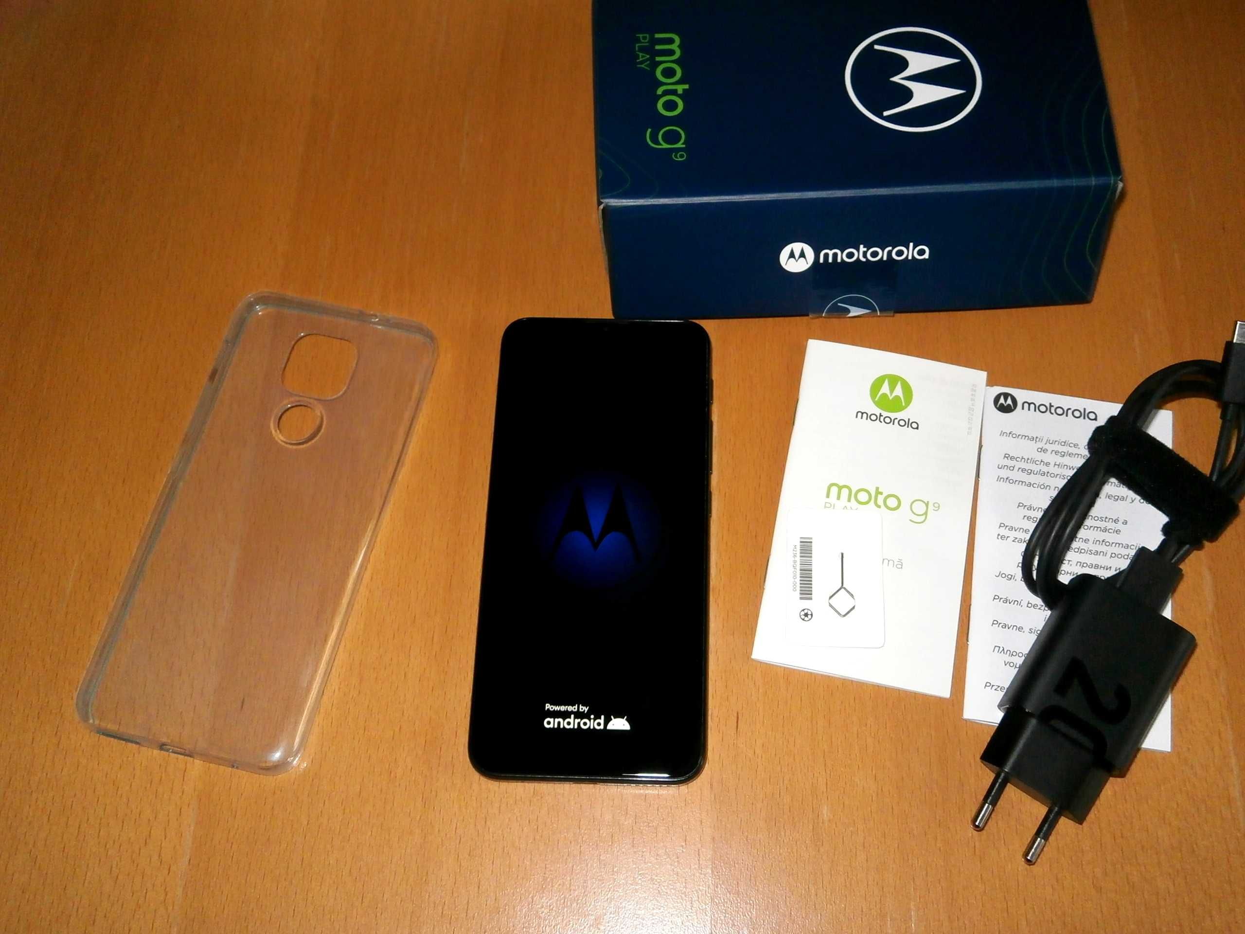 Telefon dual sim MOTOROLA Moto G9 Play 64 GB in cutie