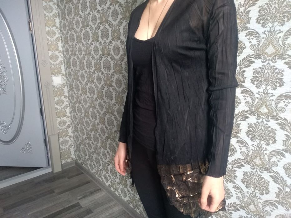 ФРАНЦИЯ!Новый роскошный кардиган на46-48 разм, 250уе со скидкой к Нов.