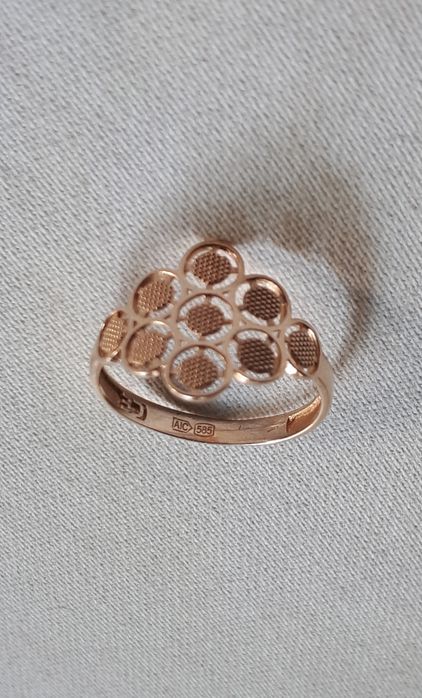 кольца красный золото 585-проба