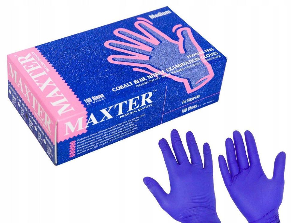 Нитриловые перчатки Макстер.
