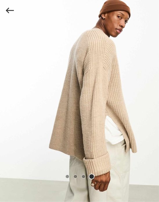 Пуловер ASOS бежов