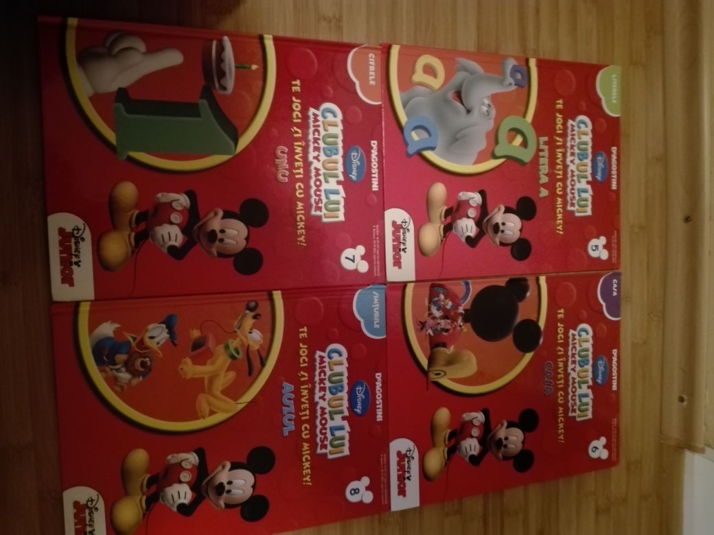 Clubul lui Mikey Mouse cărți și dvd -uri.