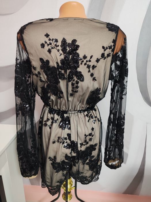 Rochie- pantaloni fete cu strasuri elegantă