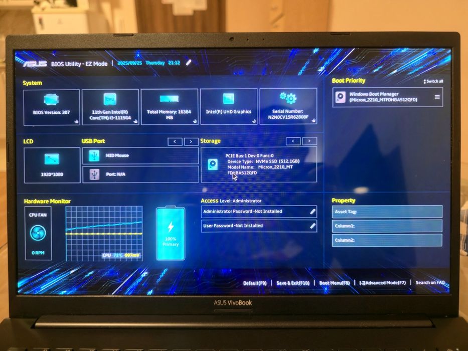 ASUS VivoBook 15 (K513EA) – отличное состояние + комплект аксессуаров