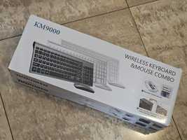 Tastatura KM9000 wireless și mouse combo