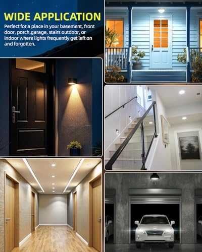 Нови TobeBright PIR LED крушки 5W GU10 авто ON/OFF 4 броя осветление
