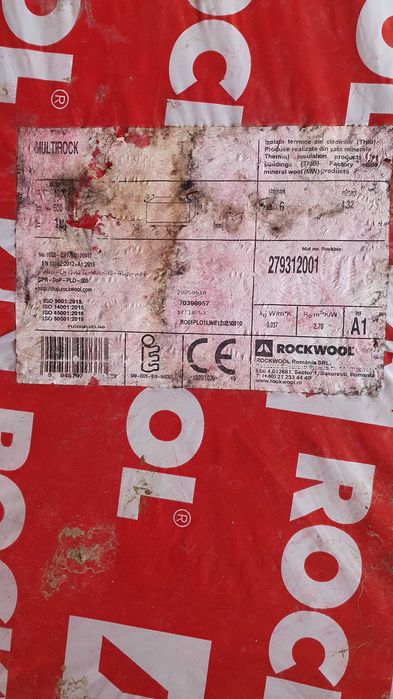 Vata bazaltica Rockwool, Multirock  1 pachet = 4,3m²