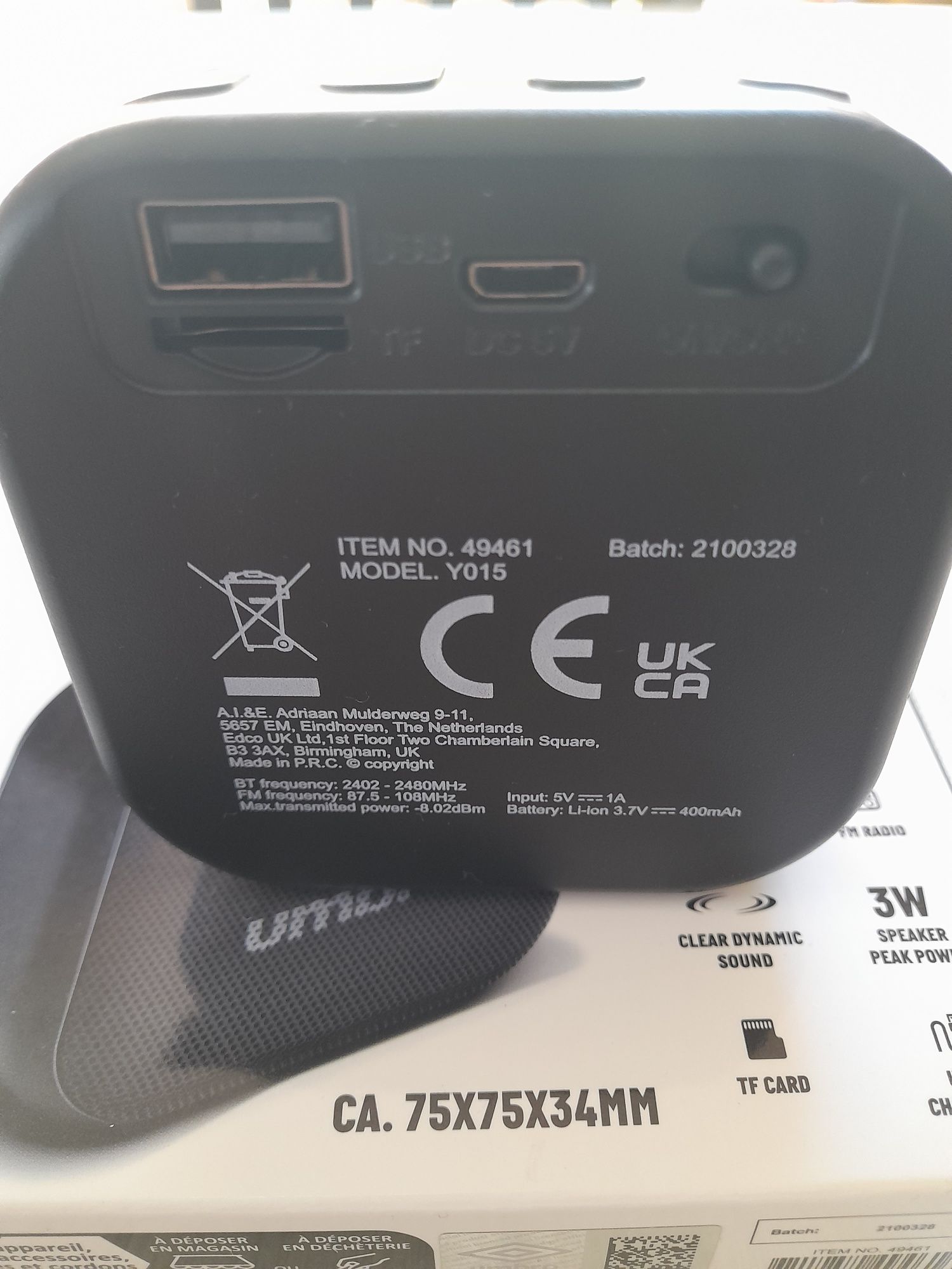 Безжична колонка portable speaker, 3W, Umbro, Черна
UMBRO
всичко от