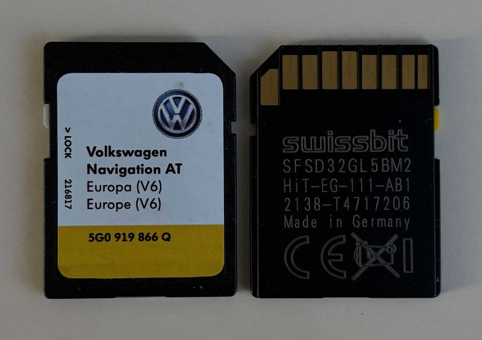 2024 Ново Mib1 DISCOVER MEDIA Europe V17 Навигационна AT Sd Card Gen.1