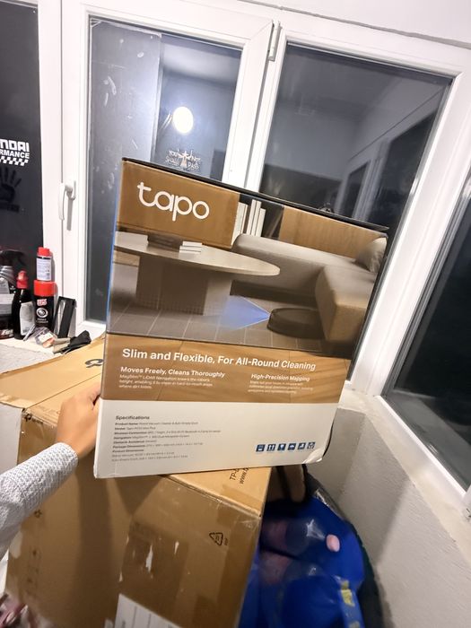 Robot aspirator cu mop TP-Link Tapo RV20 Max Plus, Factura,Garantie