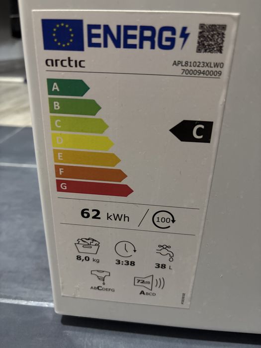 Masina de spalat rufe Arctic APL81023XLW0