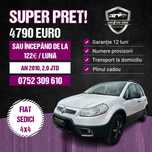 Fiat sedici 2.0d 4x4 2010 Garantie Rate suzuki sx4