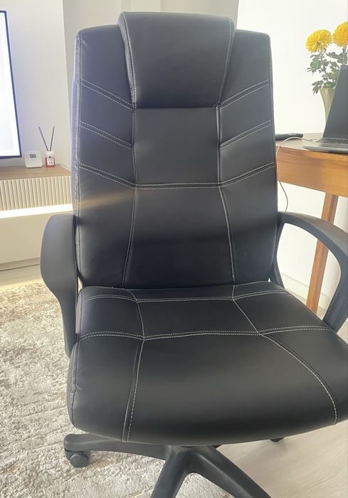 Scaun de birou Kring, reglaje inaltime, balans, material piele eco