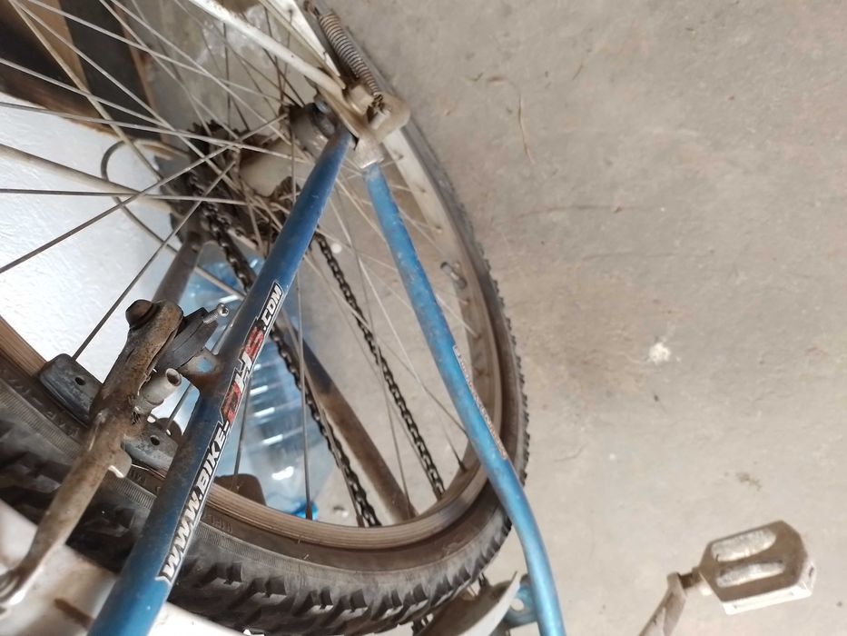 Vand bicicleta MTB TEHNIK culoare albastru cu gri metal