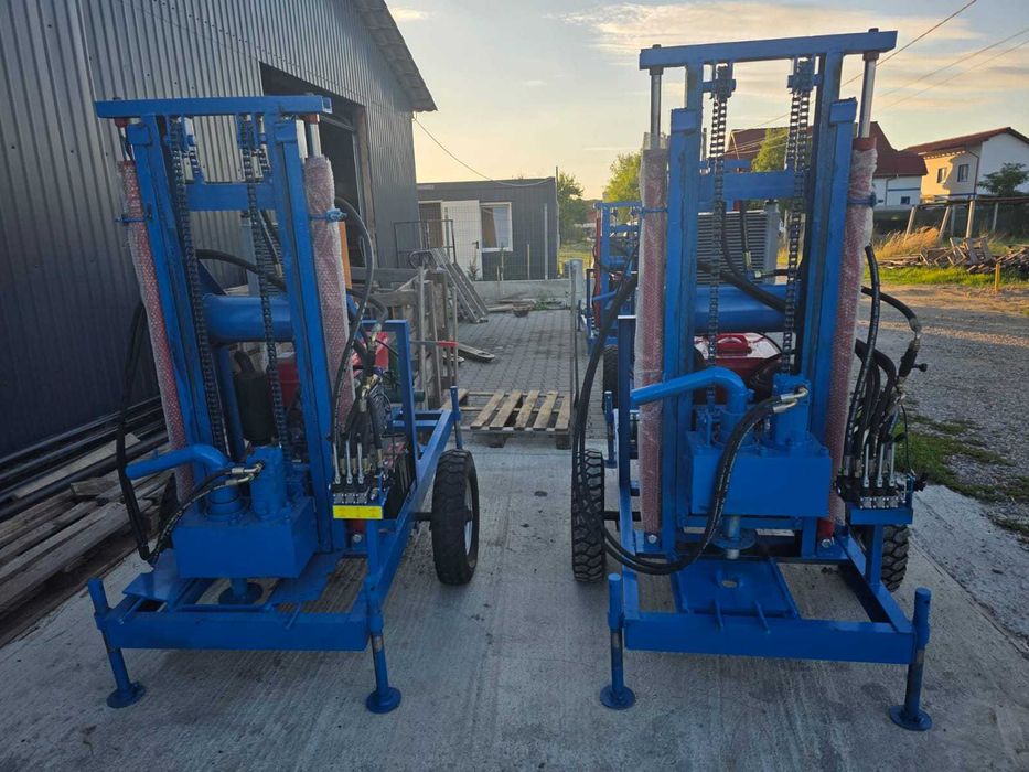 Utilaj Foraj DIESEL 32CP , Masina forat NOUA 100m prajina 5 sape !
