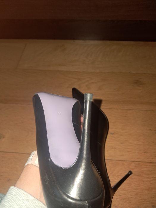 Черни елегантни обувки от естествена кожа Dima