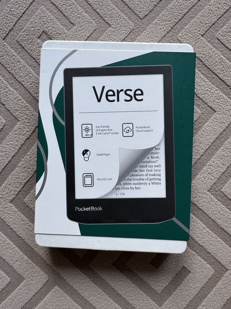 Електронен четец POCKETBOOK Verse PB629 Mist Grey