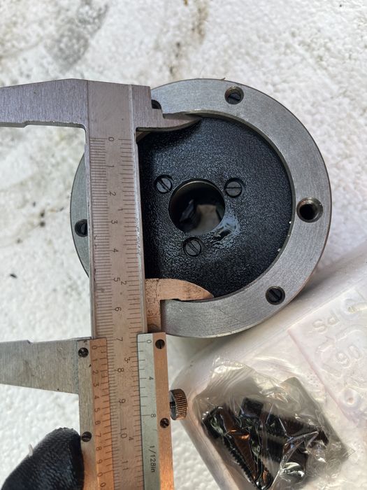 Universal mandrina pentru strung 100mm, 2 randuri de bacuri