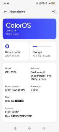 Oppo A98 5G - impecabil