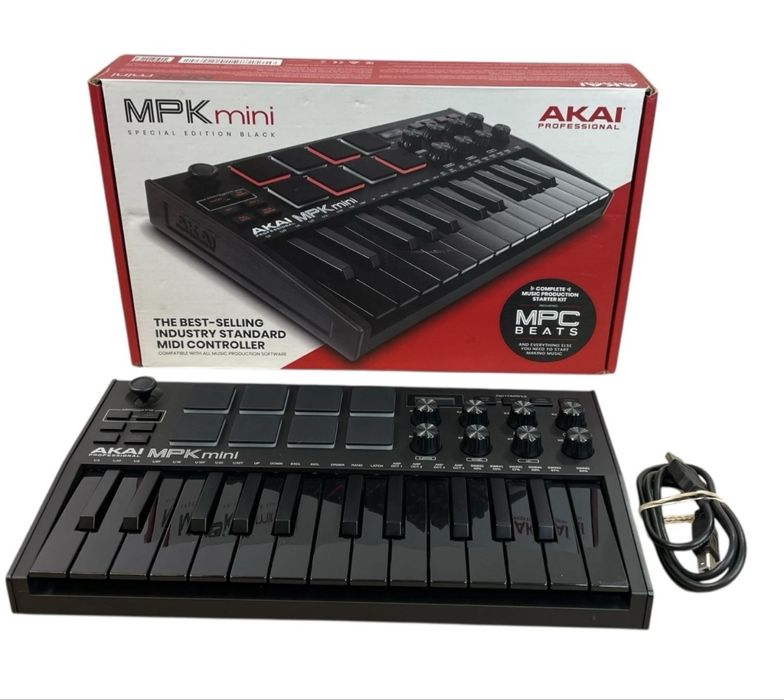 Midi - клавиатура Akai Pro MPK mini MK3 Black новый