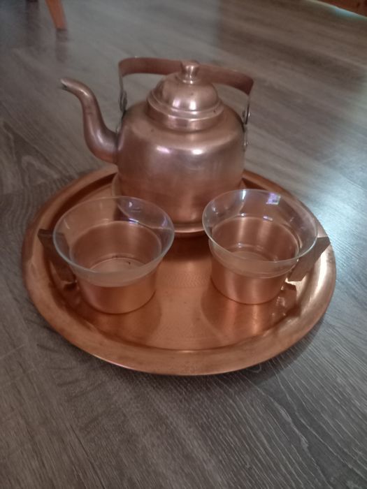 Меден сервиз за греяна ракия чай кафе