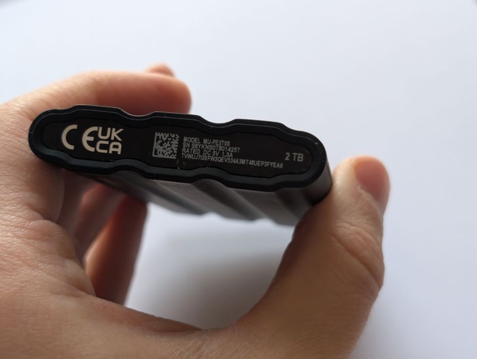 SSD extern Samsung T7 Shield, 2TB, USB 3.2, Black