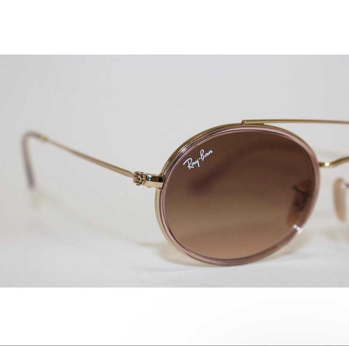 Ray-Ban Oval Double Bridge
Gold /Pink Brown Gradient
