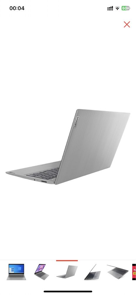 Ноутбук Lenovo IdeaPad 3 15IGL05 81WQ00EMRK серый, новый!