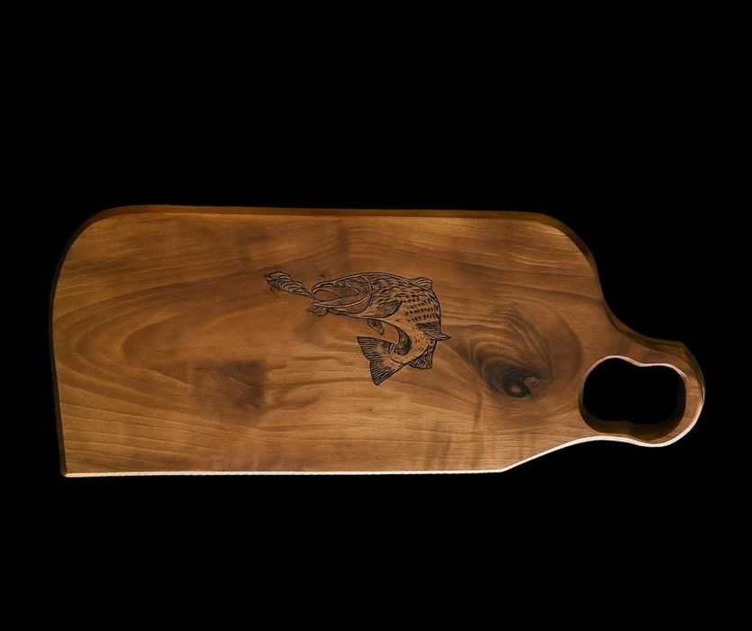 Дъска за рязане с надпис, Нукулден подарък за имен ден , рожден ден