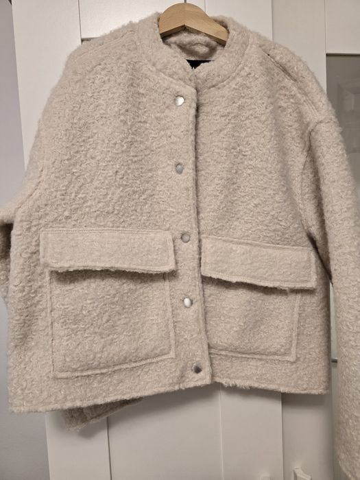 Geaca Zara fete culoare crem