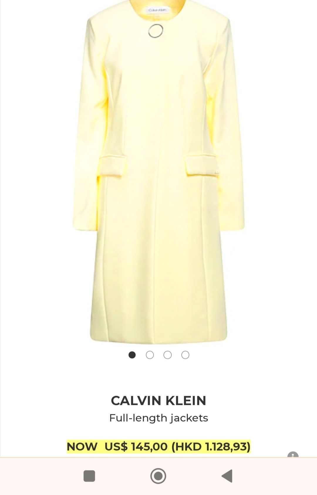 Palton/ pardesiu/jacheta Calvin Klein
