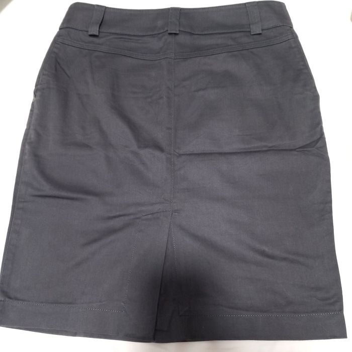 Fusta de culoare gri,bumbac 97%